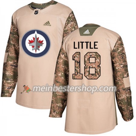 Winnipeg Jets Bryan Little 18 Adidas 2017-2018 Camo Veterans Day Practice Trikot Authentic - Herren Winnipeg Jets Bryan Little 18 Adidas 2017-2018 Camo Veterans Day Practice Trikot Authentic - Herren